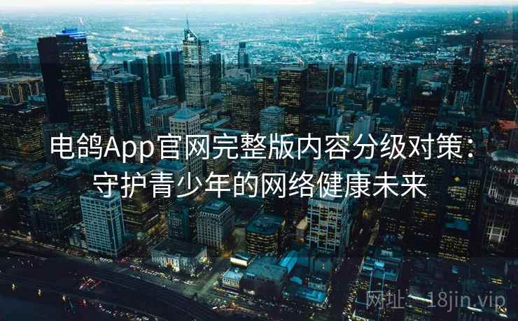 电鸽App官网完整版内容分级对策:守护青少年的网络健康未来 电鸽App官网完整版内容分级对策:守护青少年的网络健康未来
